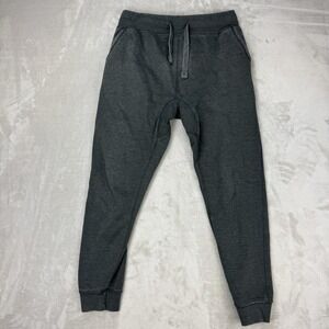 YoungLA LA Mens M Tapered Drawstring Joggers Sweatpants Gray Original